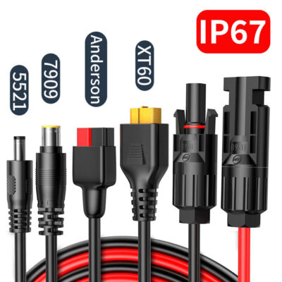 1-2M DC Adapter Verlängerungskabel 16AWG zu 5521 7909 XT60 Anderson SolarKabel