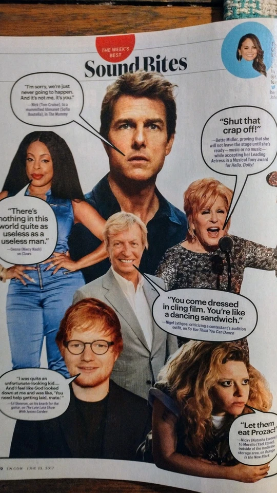 Entertainment Weekly June 23, 2017 Red White & Ru Pride LGBTQ Special Issue Foto 4 de 4