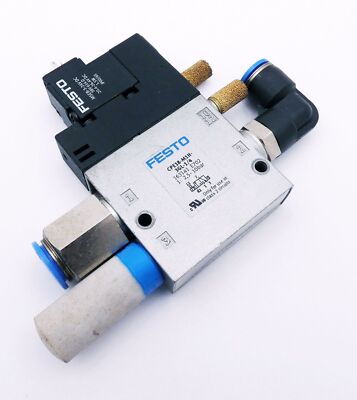 Festo CPE18-M1H-3GL-1/4 163141 2,5-10bar Magnetventil Solenoid valve -used-