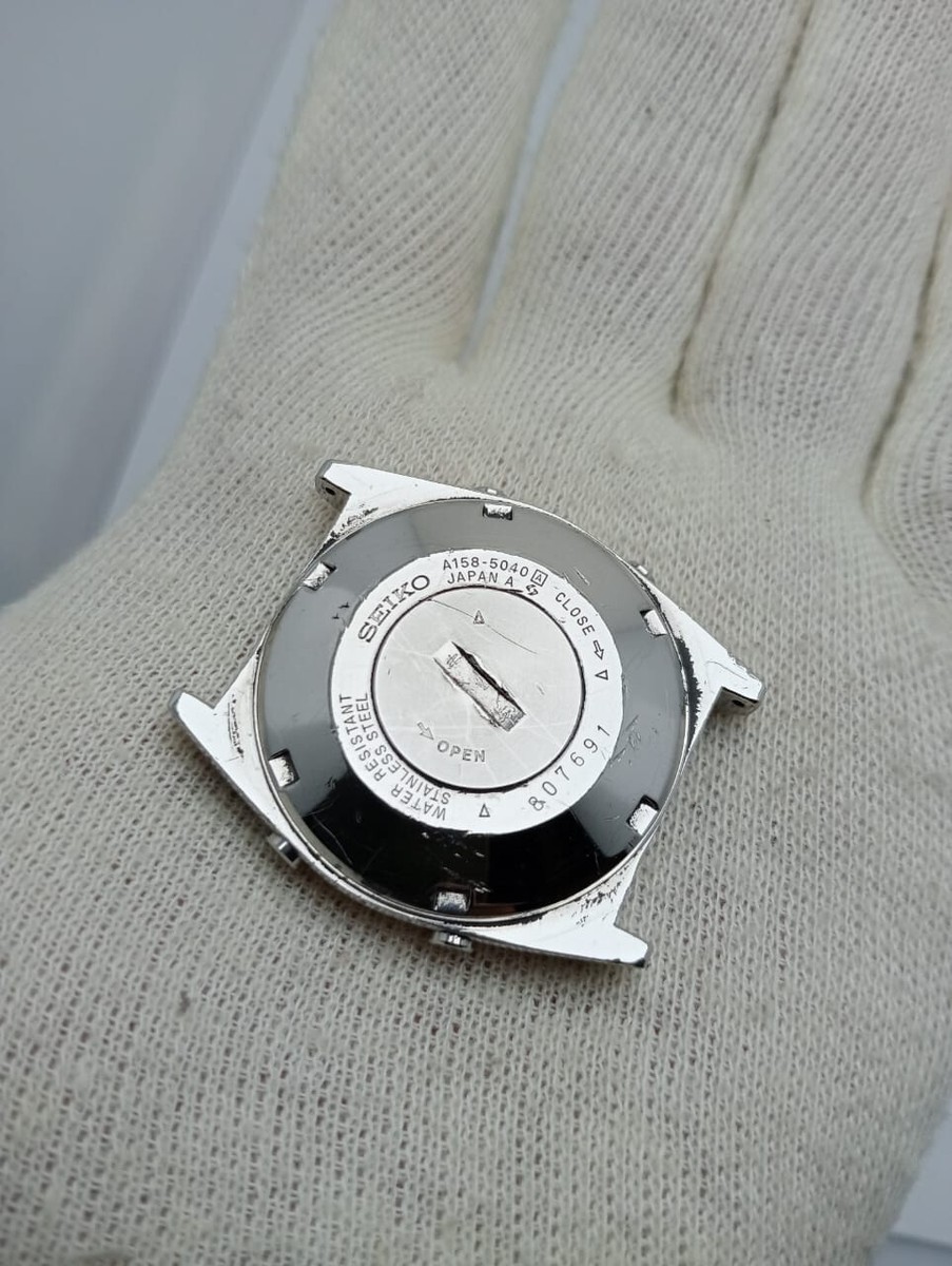 正常稼働 SEIKO デジタル腕時計 A158-5040 seiko a158-5040 Quartz Alarm Caronograph Vintage Digital Watch for