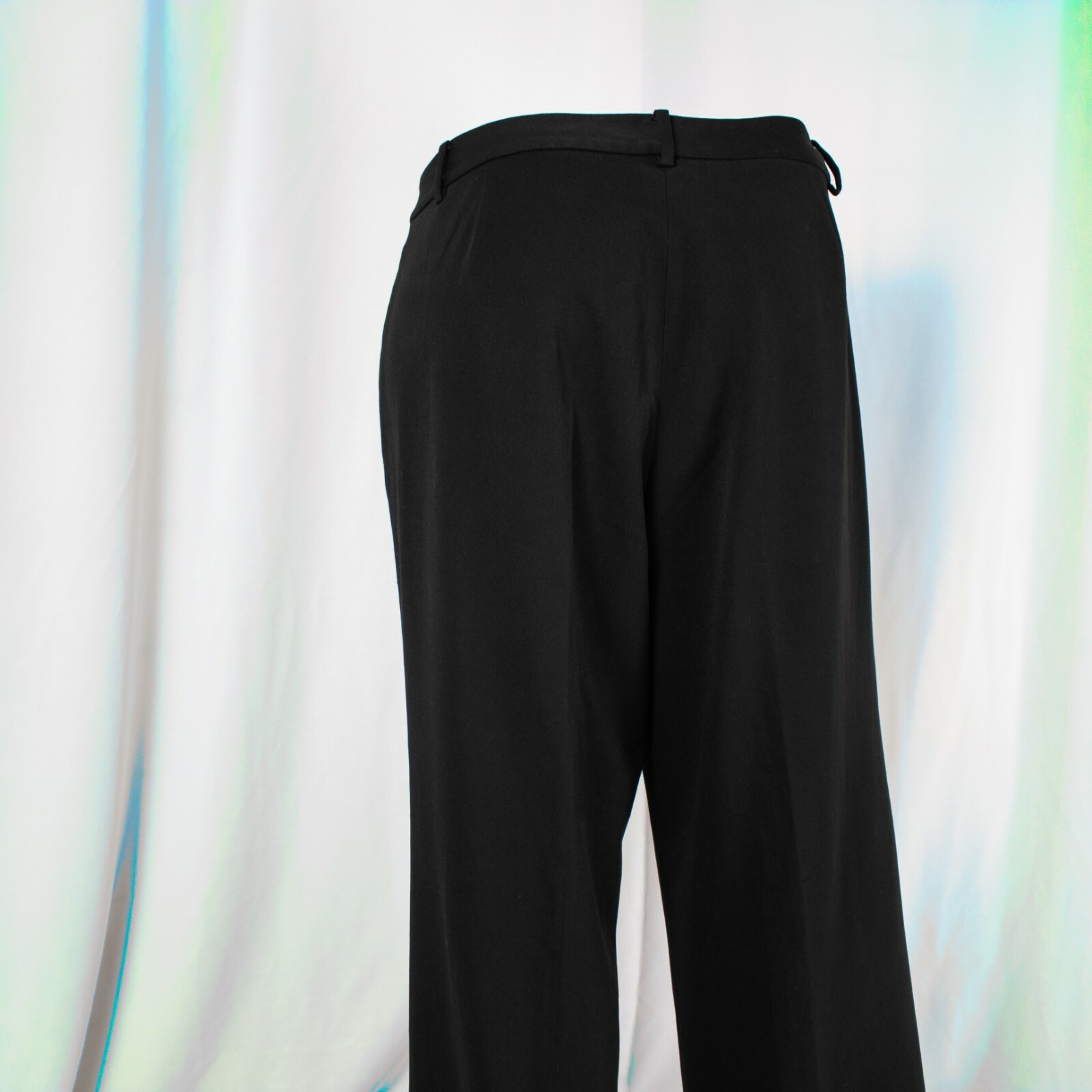 RALPH LAUREN Black Solid Polyester Blend Women Be… - image 8