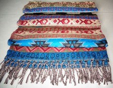 Yak Wool Blend Shawl Throw Handloomed Reversible Meditation Prayer Blanket wrap