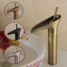 Bathroom Waterfall Basin Tap Sink Mixer Cloakroom Taps for Vanity Sink Bowl NEW