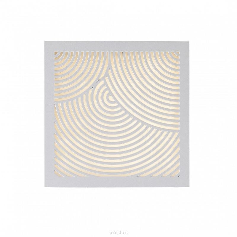 Applique MAZE BENDED WHITE NORDLUX en métal blanc au design scandinave épuré