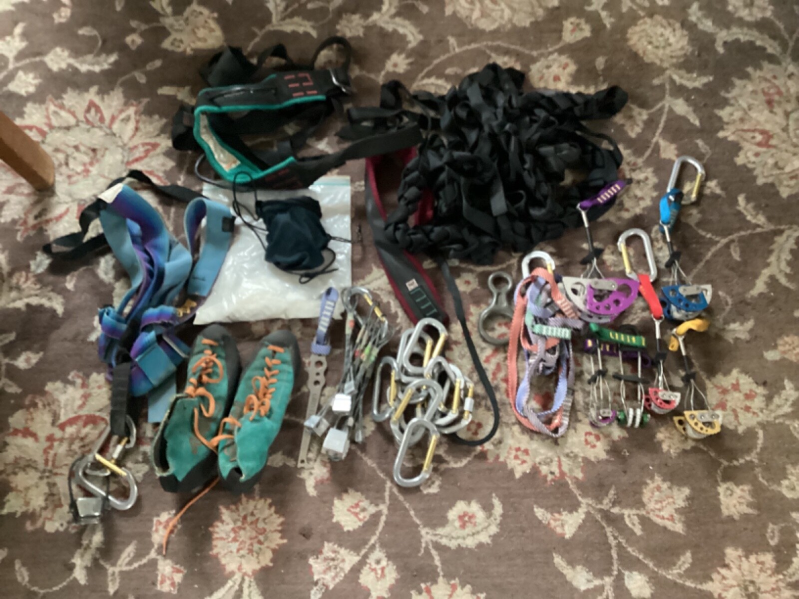 rock climbing gear used once bought in 1993 eBay