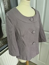 Ladies Size 12 Cotton Mix Jacket From Joanna Hope