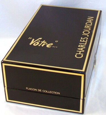 Vintage perfume VOTRE Charles Jourdan PDT  100 ml splash in presentation box.