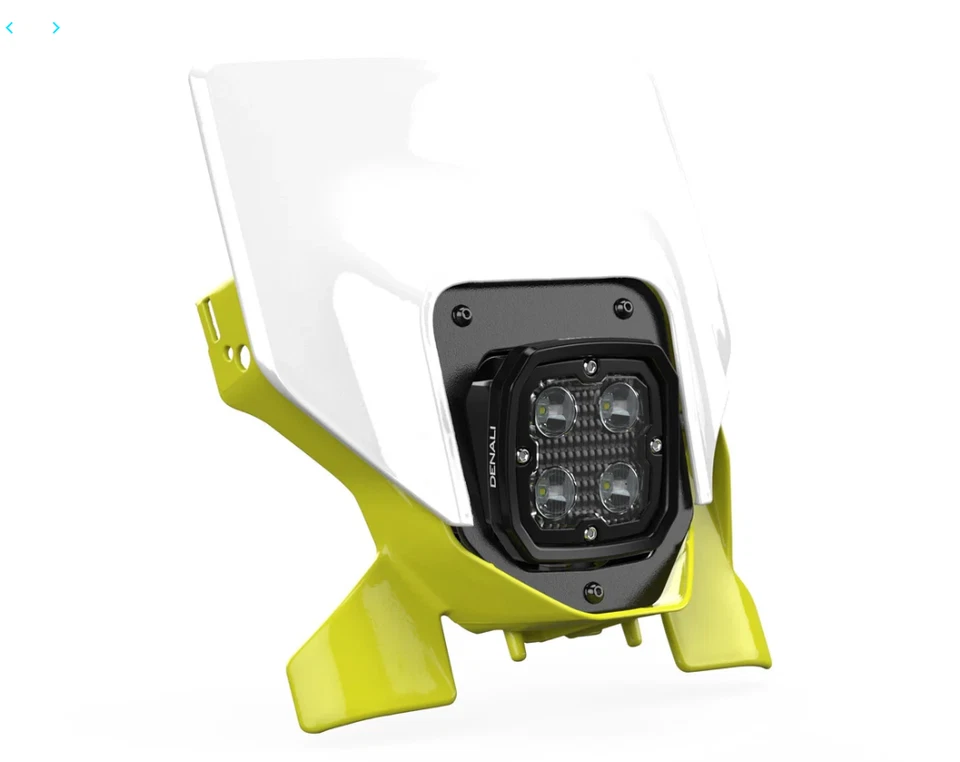 Husqvarna TE/FE 250 350 450 501 701 Enduro SM Denali D4 LED Headlight Kit - Image 2 of 4