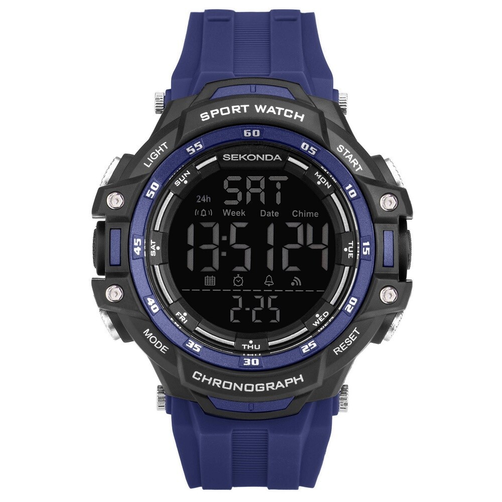 Sekonda Watch 30164 Mens Digital Sports With Blue Strap RRP £39.99