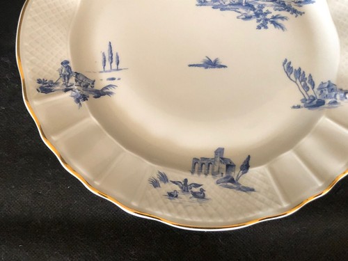 6 ASSIETTES À DESSERT + 1 ASSIETTE Bernardaud LIMOGES Modèle Marie ANTOINETTE - Imagen 16 de 20