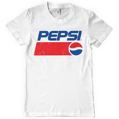 Offiziell lizenziertes Pepsi - Classic Washed Logo Herren T-Shirt