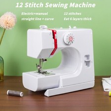 725  Household Mini Sewing Machine Electric 12 Stitches Sewing Machine(UK Plug)