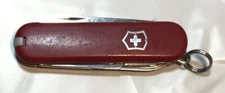 2 1/4" 3 TOOL SWISS ARMY KNIFE  VICTORINOX SWITZERLAND BLADE SCISSORS FILE GUC