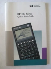 HP 48G Quick Start Guide excellent condition