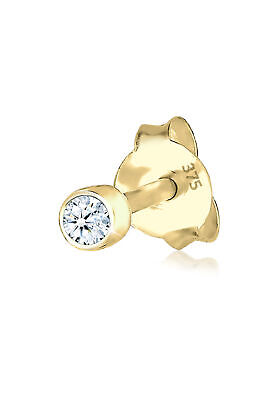Ohrringe Ohrstecker Gold 375 gelbgold Diamant Astro Stern elegant Elli Premium