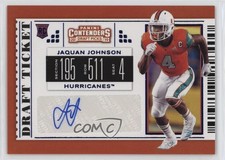 2019 Panini Contenders Draft Picks College Ticket Jaquan Johnson #194 Auto 4ib