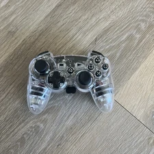 Playstation 3 Afterglow Clear Wireless PS3 Controller PL6422BT - With DONGLE