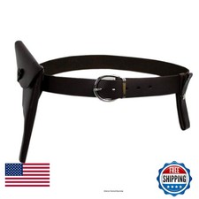 Thecostumebase Indiana Cowhide Belt Holster Whip Holder Leather m