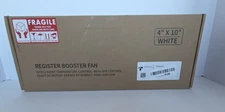 Howeall Super Quiet Register Booster Fan Intelligent Thermostat Control 4x10