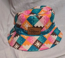 Disney Lookout Cay Bucket Hat Multicolor Geometric Vacation Club Exclusive