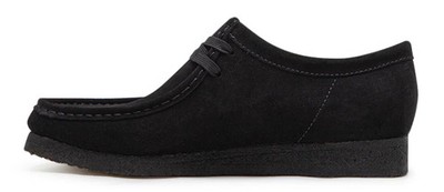 Clarks Originals Wallabee Lo Black Suede 26155519 | eBay