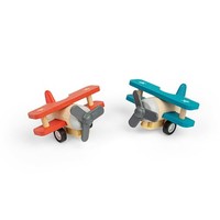 Bigjigs - Bigjigs Houten Terugtrek Dubbeldekker Vliegtuig (Us Import) NEU