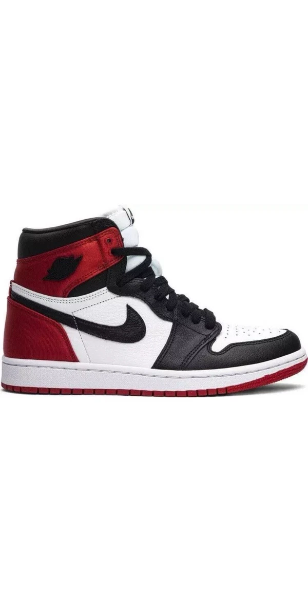 Jordan 1 Retro High Satin Black Toe W for sale - eBay