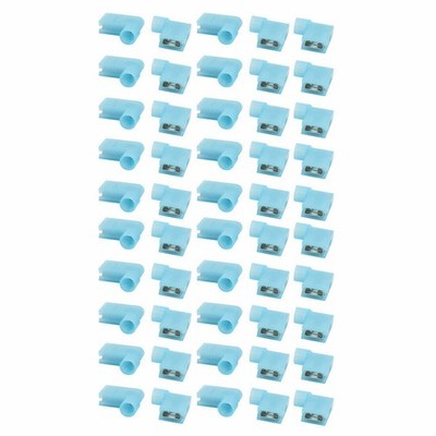 50Pcs Flag Crimp Terminals Female   Fully Insulated Wire Connectors    KD *pt