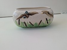 SylvaC 1852 Fliegende Enten Pflanzschale Vintage Staffordshire Keramik England