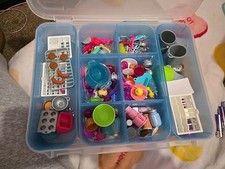 Large Barbie Accessories Lot Kitchen And Food. Case Not Included