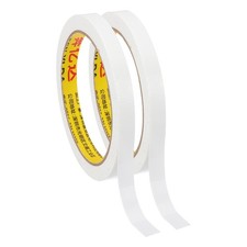 0.4"x0.01" Bookbinding Tape 22 Yard 2 Roll Cloth Bookbinding Repair Tape White