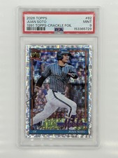 2026 Topps Series 1 - 1991 Topps Baseball Juan Soto #T91-82 Crackle Foilboard