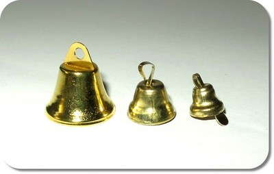 Miniatur Glocke, Glöckchen, jeweils 2 Stück, Neu
