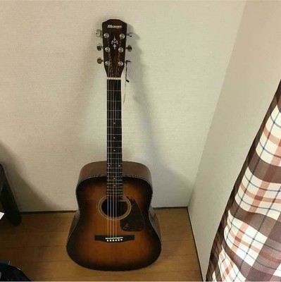 Acoustic Guitar Morris M-351 TS Tobacco Sunburst with Soft Case and Manual