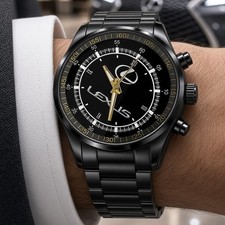 FREESHIP Lexus Car Exclusive Logo Black Stainless Steel Watch Gift For Fans