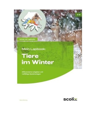 Mein Lapbook: Tiere im Winter: Differenzierte Aufgaben und vielfältige Bastelvo