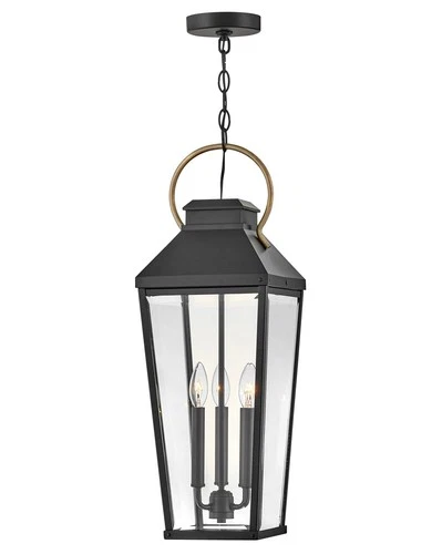 Hinkley Lighting 17502 Dawson 3 Light 9"W Taper Candle Mini - Black - Picture 2 of 2