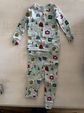 Baby Gap Winter Print 2 Piece Pajama Set In Organic Cotton Size 6-12 Months