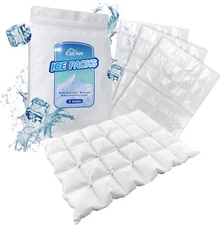 Reusable Ice Pack Sheets for Coolers - Flexible Cooler Ice... 