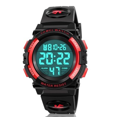 ATIMO LED 50M Waterproof Kids Digital Sport Watch - Kids Gifts Red