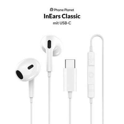 Phone Planet InEars Classic In-Ear Stereo Kopfhörer Headset USB-C Typ Stecker