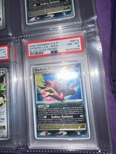 2008 POKEMON DIAMOND & PEARL BLACK STAR PROMO #DP19 DARKRAI LV.X-HOLO PSA 8