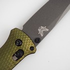 Benchmade 537GY-1 Bailout® Green Aluminum Handle M4 Steel Folding Knife — photo 4