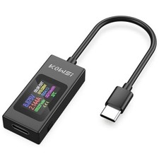 Power Meter 4-30V 0-6.5A, Voltage and Current Tester Meter, USB USB C Tester