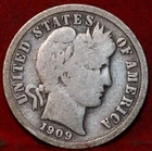 1909-P Barber Dime — photo from another recent sale