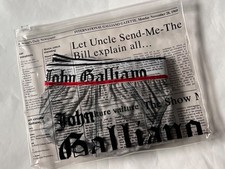 NWT VTG John Galliano Heather Grey Stretch Br...