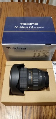 Tokina AT-X 14-20mm f/2 Pro DX Lens for Nikon F