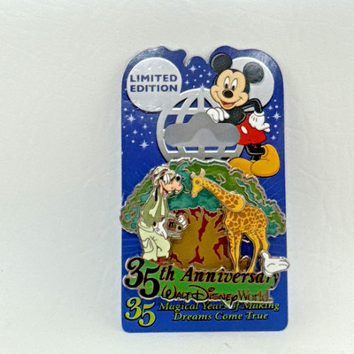 2006 Disney World 35th Anniv. pin GOOFY Tree of Life  White Glove Limited Ed.