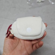 Sanrio Hello Kitty AirPods Pouch Keyring Soft Material Red Accessory