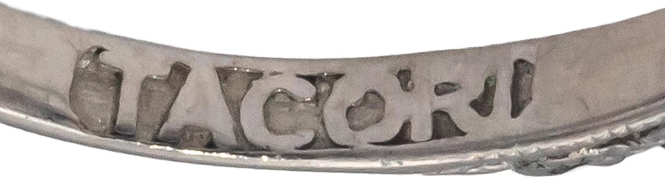 TACORI Platinum Diamond Engagement Wedding Ring 1.40CT w/ 1.05CT Center Size 6.5 Foto 4 de 4